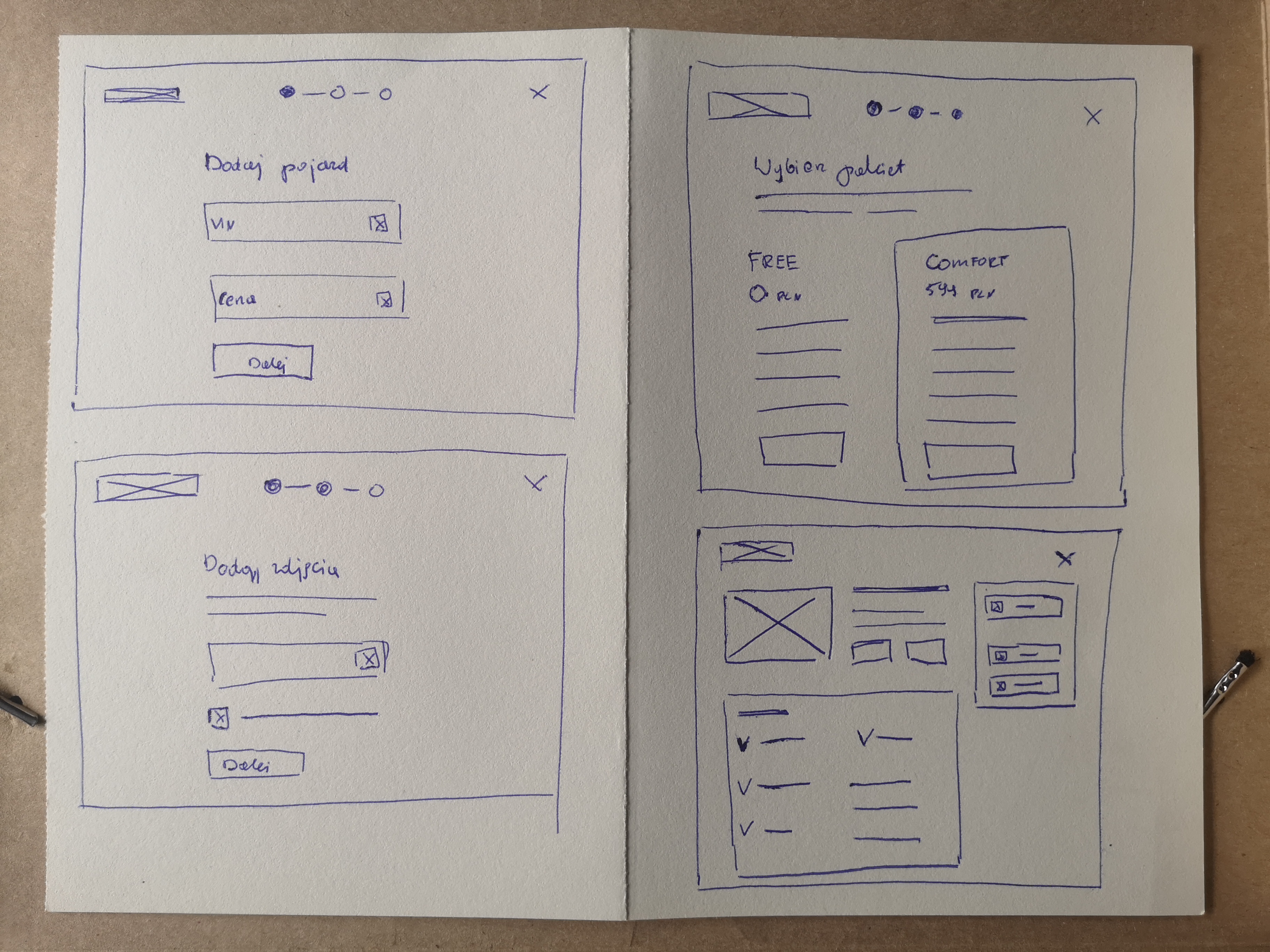 Paper Wireframes